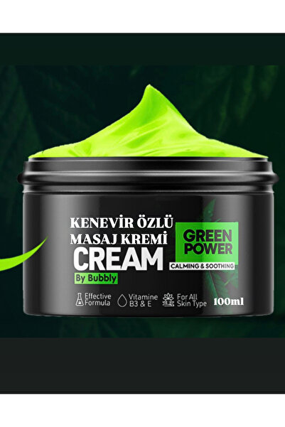 GREEN POWER Kenevir özlü masaj kremi cemp cream 100ml