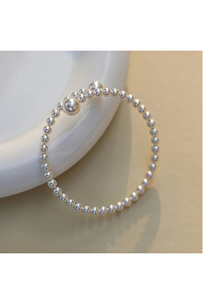 GlaMLo Accessories Brățară elegantă cu perle, design flexibil