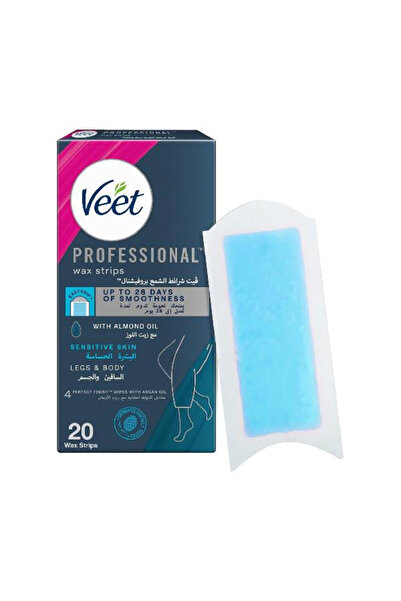 Veet فيت شرائح ازاله الشعر 20 قطعة بروفيشنال للبشره الحساسه