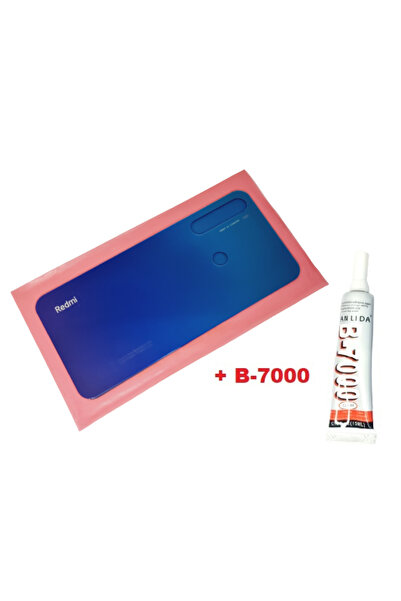 instatech Xiaomi Redmi Note 8 Arka Pil Batarya Kapağı (CAM+B 7000) MAVİ