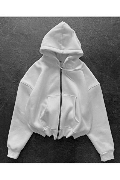 ALİ.COM 3 Thread Hooded Cardigan