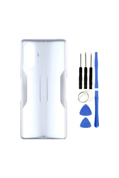 instatech Redmi K40 Gaming Uyumlu Arka Pil Kapağı Beyaz + Tamir Seti Çok Renkli