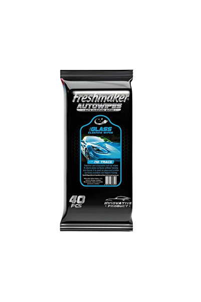 Freshmaker Fresh Maker Wipes 40 Wet Wipes for Car Glass