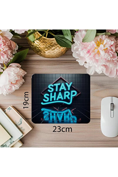 Wisdom Rain Mousepad neon cu aspect tehnologic - 19x23 cm 2 mm dreptunghiular...