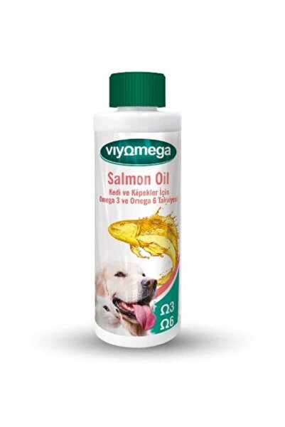 Bio PetActive Optibiomega Kedi ve Köpek için Omega 3 ve 6 Somon Yağı Besin Ta...