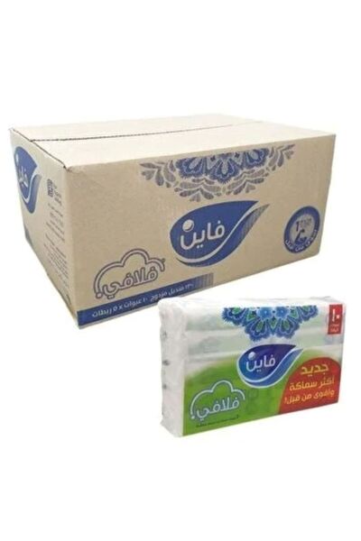 FINE كرتون مناديل الوجه الأصلية الرقيقة، 130 ورقة مزدوجة × 50 عبوة