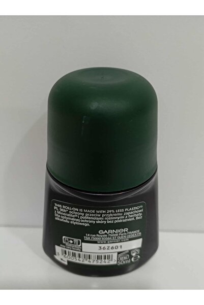 Garnier Deodorant antiperspirant roll-on Garnier Mineral Action Control Clinically Tested pentru barbati