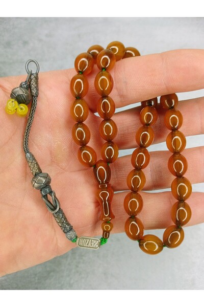 Tesbihgo 1000 Ayar Kazazlı Sıkma Kehribar - Mahmud Zeyzun