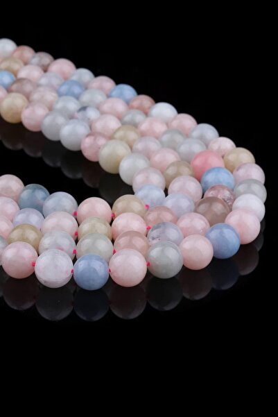 Dünya Doğal Taş 10 MM Morganite Stone Dizi