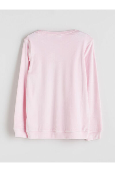 LC Waikiki Create Your Style from Uzg Store |   Crew Neck Velvet Girls Pajama Set