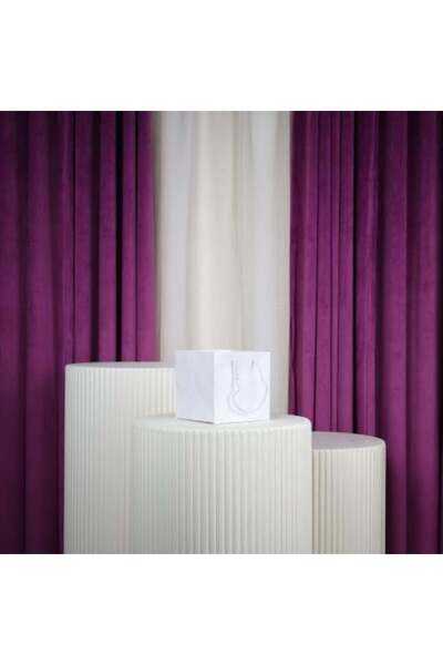 Gifts World Dozen Square White Paper Bags with Handle