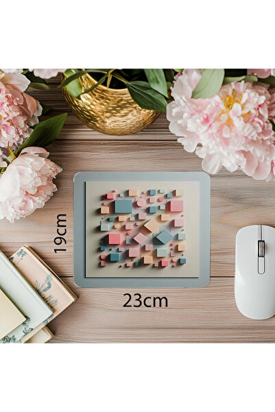 Wisdom Rain Pastelne boje, različite veličine, kvadratna podloga za miša - 19...