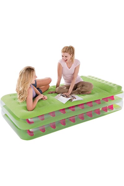 Intex - 67716 - Furnishings and Decoration - Airbed Pop with Inflator, 12-67716NP