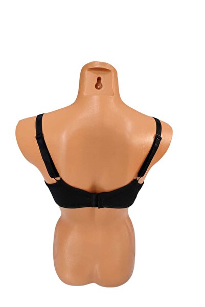 wear treasure Wired Spooned Non-Padding D Cup (for Large Breasts) 3-Clasp Bra