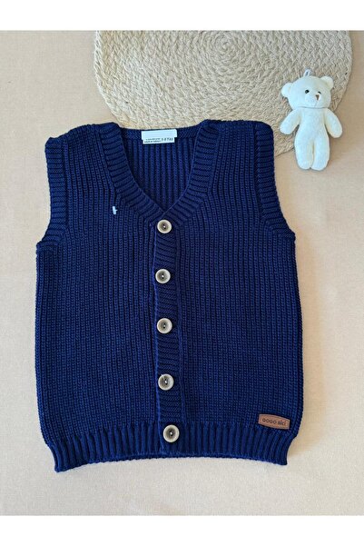 EM&FA TEKSTİL Selanik Knitted Children's Vest 5-8 Years