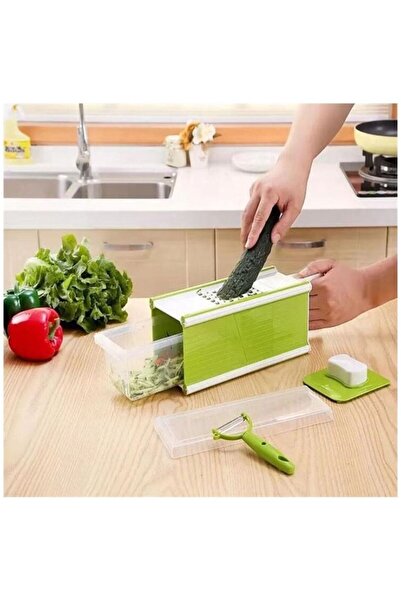 Generic قطاعة يدوية | فولاذ مقاوم للصدأ آمن غذائيًا، شفرات قابلة للتغيير، موف...