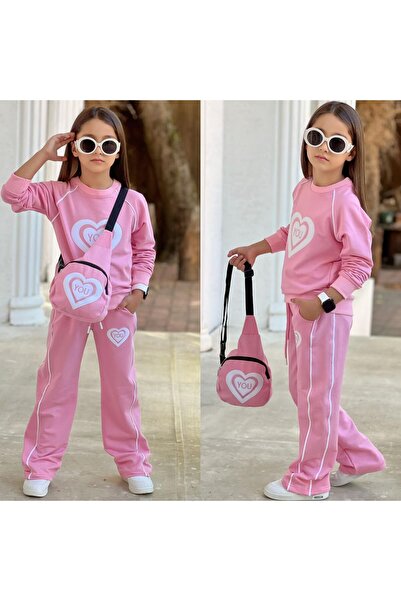 KOKOŞ BEBEK You 3-Piece Girl's Suit with Bag - Age 2/12 - 31524