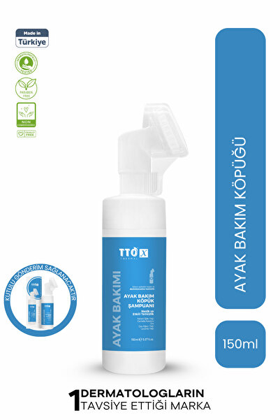 TTO X Aplikatörlü Köpük Ayak Bakım Şampuanı 150ml