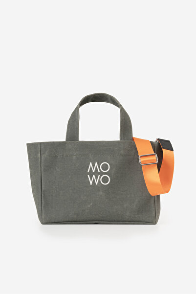 MOWO Mumlu Canvas Mini Tote Bag Kadın Çantası KHAKI