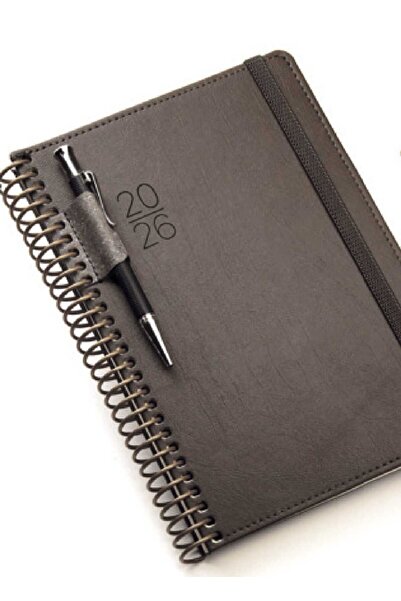 Gıpta 2026 Ajanda 17X24 günlük ajanda 409_EXK KALEMLİ SET SİYAH