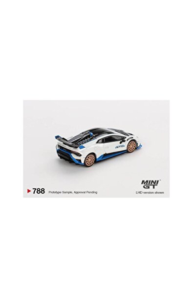 mini gt 788 Lamborghini Huracán STO Bianco Asopo 1/64 Model Car