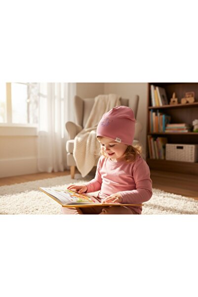 Batu Baby Girl Combed Cotton Beret