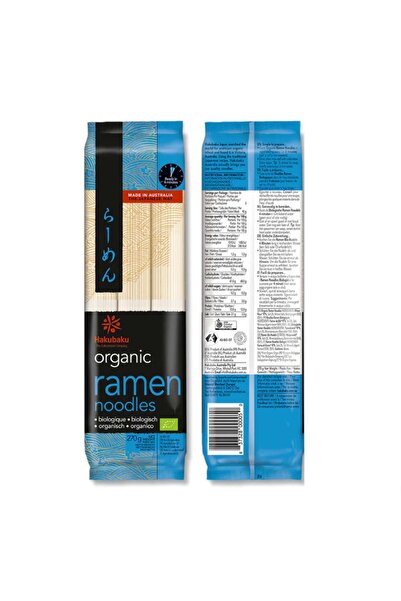 Top Ingrediente Spaghete Ramen Hakubaku – 3 Portii – Ramen Noodles – 270 gr - Albastru