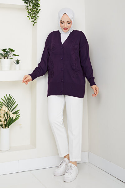 Pamuk Butik Γυναικεία ζακέτα με σχέδιο μαργαρίτα