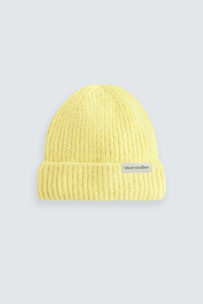 voce studios Yellow Wool Beret