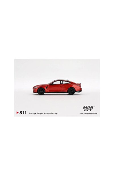 mini gt 811 Bmw M4 Competition (G82) Sakhir Orange 1/64 Model Car