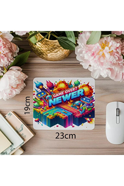 Wisdom Rain Mouse Pad pentru gamer colorat și amuzant - 19x23 cm 2 mm dreptunghiular Mouse Pad imprimat importat