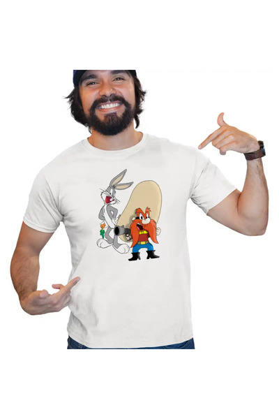 OEM Tricou Barbati Yosemite Sam Bugs Bunny