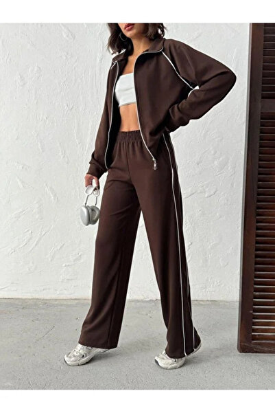 Velista Modal Fabric Stripe Tracksuit Set