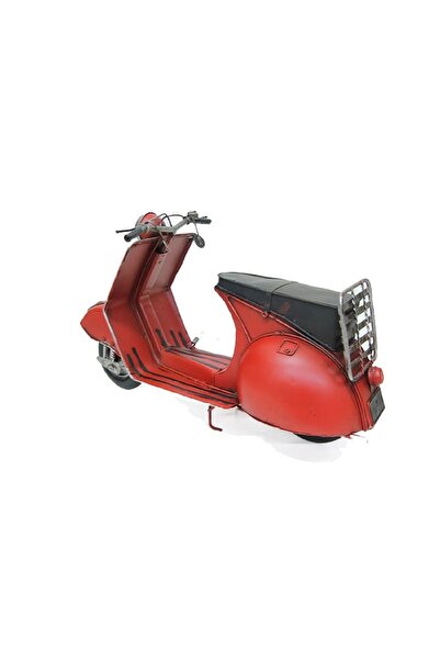 hediyeconcepti Decorative Metal Scooter Ornaments Home Living Room Tv Cabinet Desktop Office Decoration