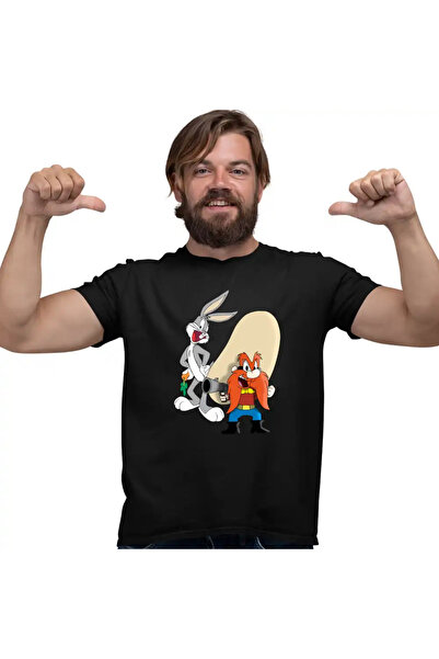 OEM Tricou Barbati Yosemite Sam Bugs Bunny