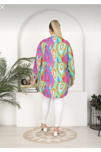 volkitolki Woven viscose cotton fabric, comfortable cut tunic.