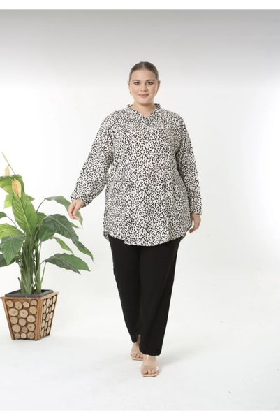 Generic Brand Woven viscose cotton fabric, comfortable cut tunic.