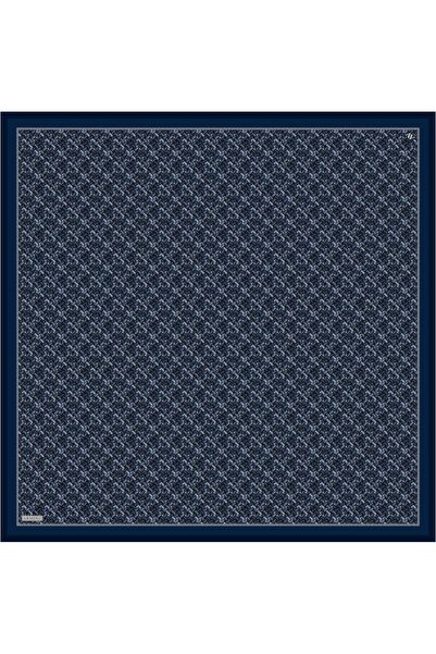 Armine Tivil Pure Silk Scarf 9405 - 87 Μπλε ναυτικό μεικτό σχέδιο