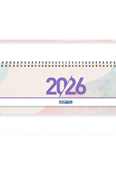 Gıpta 2026 HAFTALIK MASA TAKVİMİ 12X33 504-BTK