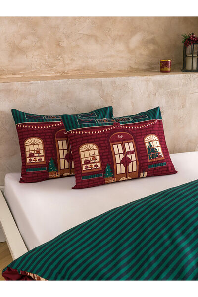 LC Waikiki Vizyon Yeni Sezon Yılbaşı Temalı Çift Kişilik Nevresim Seti