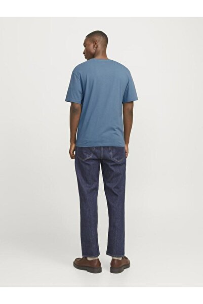 Jack & Jones JJECORP T-Shirt mit Grafikdruck – O-Ausschnitt, SS-Modell, Noos 12268415   Weiß