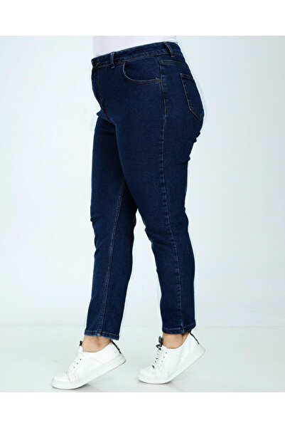 LİYACA Plus Size Stretch Denim Pants