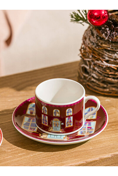 LC Waikiki Peak New Season 2-Person Porcelain Coffee Cup Set 90 ml