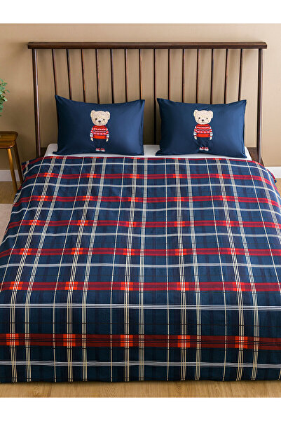 LC Waikiki Peak Yeni Sezon Ayı Teddy Baskılı Çift Kişilik Nevresim Seti