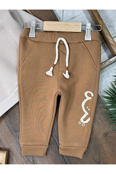 Bolly Baby 3-Thread Cotton Deer Embroidery Shoulder Snap-Button Winter Baby Boy Suit