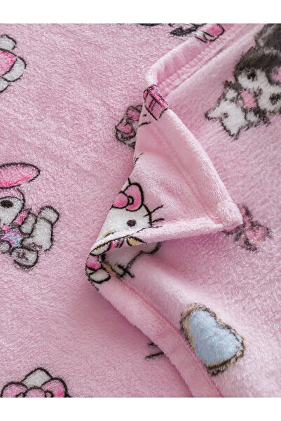 LC Waikiki Vizyon Yeni Sezon Hello Kitty Baskılı Tek Kişilik Battaniye 150x220 cm