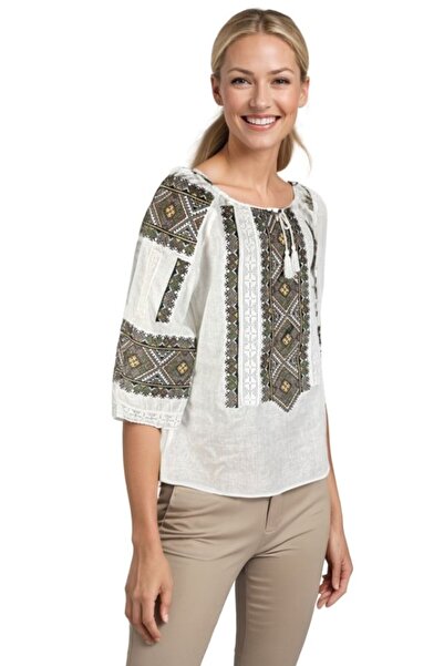 rody's forever Women’s Blouse O25 White/Cream size 3XL