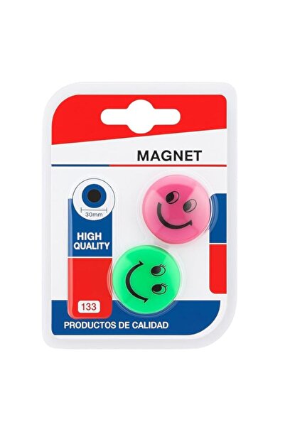 Generic Brand Fitto 4-Pcs Round Magnets 30mm Assorted Color