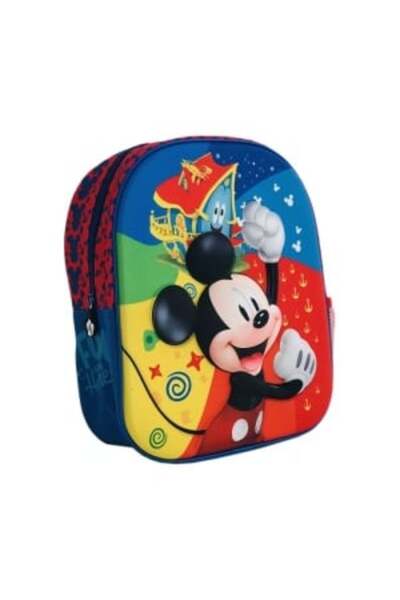 Disney Mickey Mouse Ghiozdan pentru grădiniță, 3D, 3-6 ani