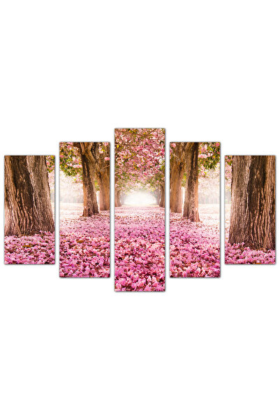 Generic Wall panel - landscape - 1509 - divided into five graduated pieces - 1
